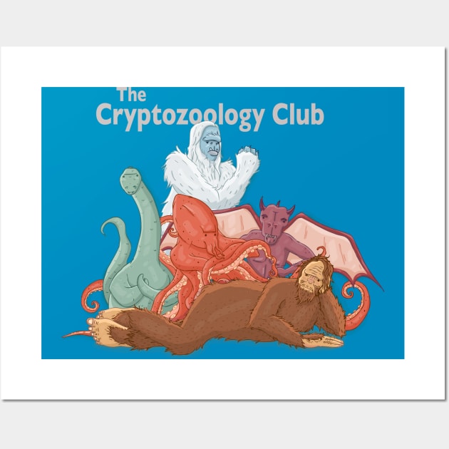 The Cryptozoology Club Wall Art by TaylorRoseMakesArt